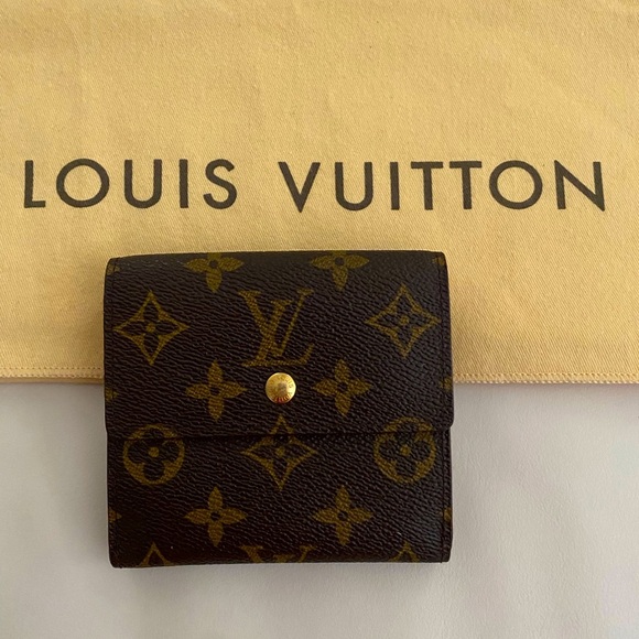 Authentic Louis Vuitton Monogram Bifold Wallet | Vintage TH0957 | Coin Purse + B - Picture 1 of 7